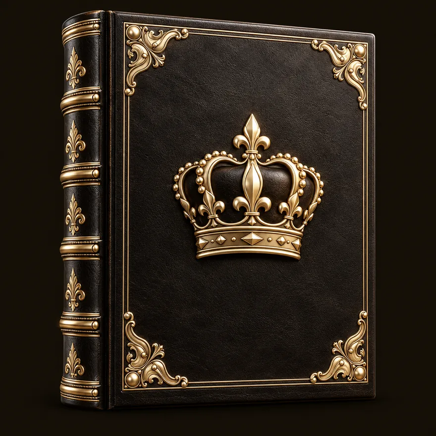 Ornate royal book — Ruby Reels