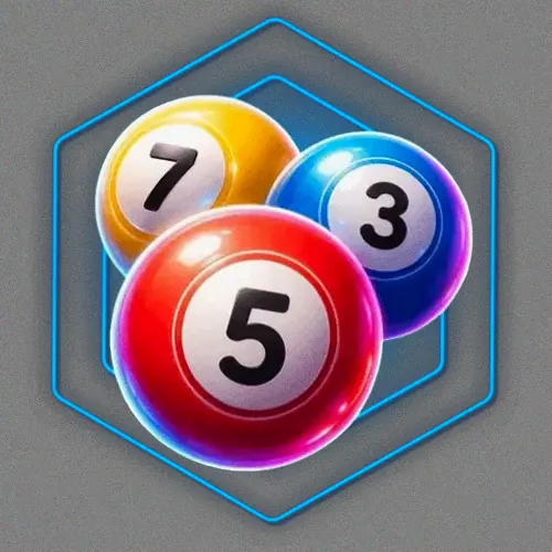 Numbered bingo balls