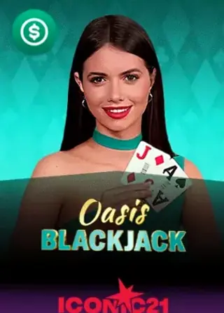 Oasis Blackjack live game cover