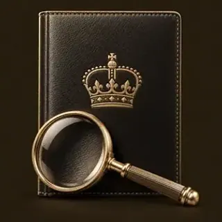 Passport magnifying glass — Ruby Reels