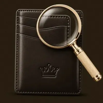 Wallet and magnifier — Ruby Reels