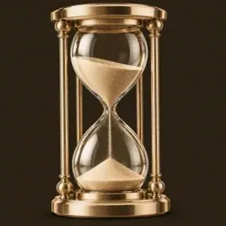 Ornate hourglass — Ruby Reels
