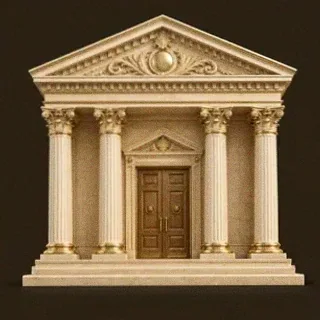 Classical bank building — Ruby Reels