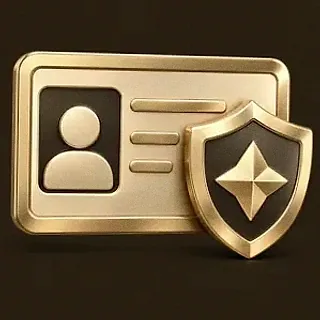 Secure identity card — Ruby Reels