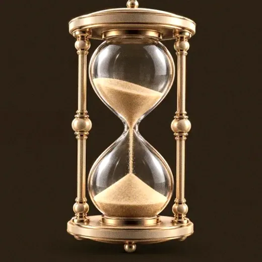 Ornate hourglass — Ruby Reels