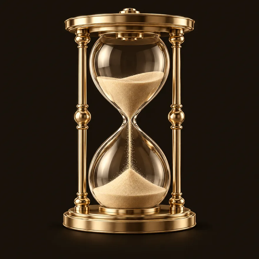 Ornate hourglass — Ruby Reels